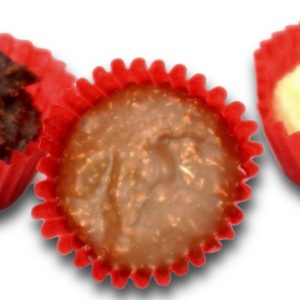 Dark, Milk and White Chocolate Coconut Clusters