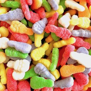 Sanded Gummi Bunnies